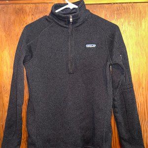 Patagonia Women's Black Quarter-Zip Top